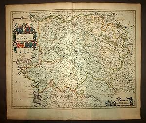 Carte géographique ancienne de Guillaume BLAEU, GOUVERNEMENT DU PAYS D'ORLÉANS