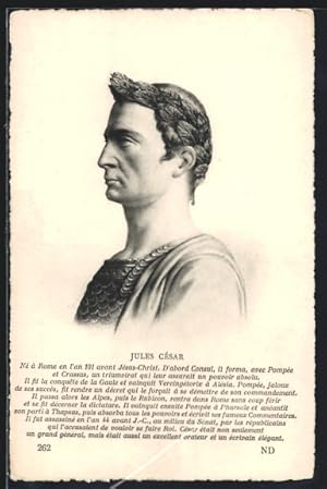 Ansichtskarte Jules César, Portrait des römischen Kaisers