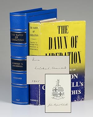 The Dawn of Liberation, inscribed and dated by Churchill in 1945, the final year of his Second Wo...