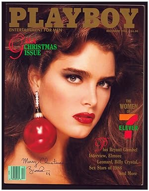 Playboy December 1986. (Brooke Shields Cover)