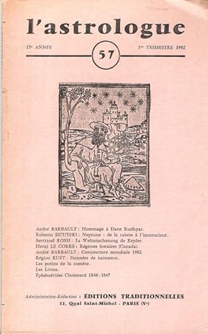 L'Astrologue n° 57 - 1er Trimestre 1982