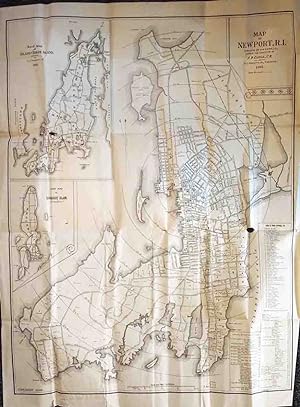 New Map of Newport, R. I., Surveyed by N. W. Eayrs, C.E., under the Directrion of J. P. Colton, C.E.