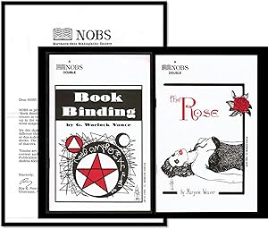 Book Binding & The Rose [with publisher's letter]