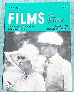 Films in Review, May 1974, featuring Mia Farrow and Robert Redford in The Great Gatsby