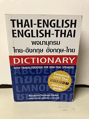 Thai-English English-Thai Dictionary for Non-Thai Speakers