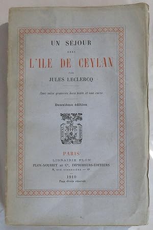 Un Séjour dans l'Ile de Ceylan