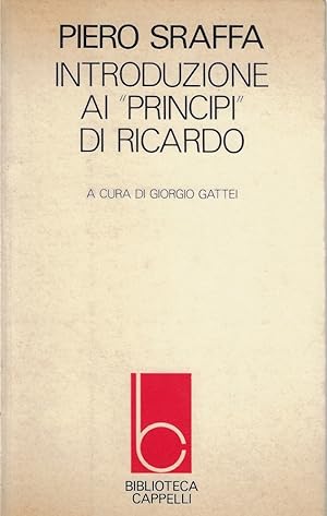 Introduzione ai Principi di Ricardo