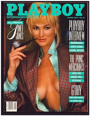 Playboy March 1987. (Janet Jones Cover)