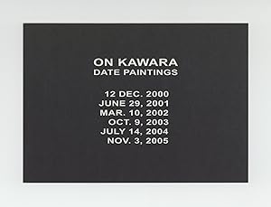 Exhibition card: On Kawara: Date Paintings (28 October-17 November 2006)