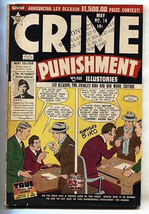 Crime and Punishment #13--1949--Biro cover--Mary Sullivan--Golden-Age comic book
