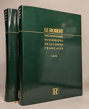Dictionnaire Historique de la Langue Française (2 volumes Reliés sous Coffret)