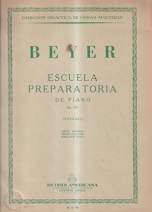 Escuela preparatoria de piano / Preparatory School for the Pianoforte / Scuola preparatoria del p...