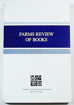 FARMS REVIEW OF BOOKS: Volume 11 Number 1; 1999