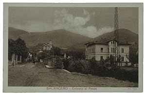 BALANGERO - Entrata al Paese. CARTOLINA (1930 ca.) non viaggiata: