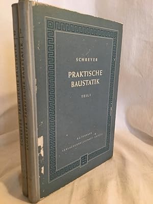 Praktische Baustatik, Teil 1 und 2. (= Teubners Fachbücher für Hoch- und Tiefbau).