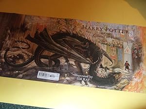 Harry Potter and the Goblet of Fire -book 4 of the Series -by J K Rowling, Illustrated / Illustra...