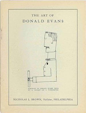 THE ART OF DONALD EVANS. By "Cornwall Hollis" [pseud]