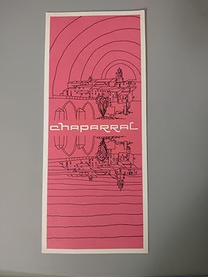 CHAPARRAL Restaurant MENU