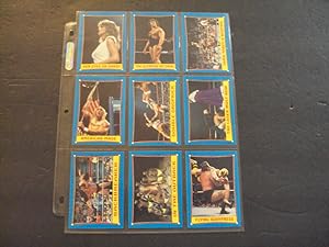 22 Ringside Action Cards + 1 Wrestlemania III Card Topps '85-'87