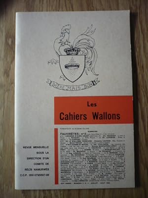 Les Cahiers Wallons N°7-8 - JUILLET - AOUT 1982 - Fauvirètes n° II