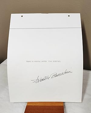 Signed tribute to Steinway & Sons by Salvatore Baccaloni