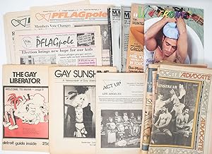 A sizable collection of LGBTQ+ newsletters and newspapers from the 1970s-1990s