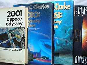 4 Volume Set - 2001: A Space Odyssey, 2010: Odyssey Two, 2061: Odyssey Three, 3001: The Final Ody...