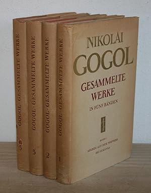 Nikolai Gogol. Gesammelte Werke in fünf Bänden. Band 1 - 5. [Abende auf dem Vorwerk bei Dikanka /...