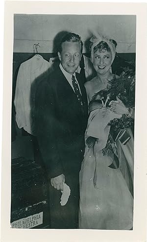 Original photograph of Jeanette MacDonald and Gene Raymond from 1954