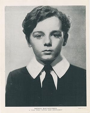 Original photograph of Freddie Bartholomew, circa 1936