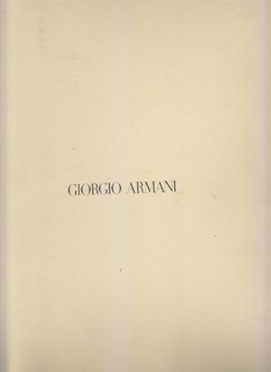 Giorgio Armani. Collezione Primavera Estate 1990. Uomo