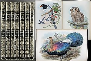 Gould's Birds of Asia - Seven Volumes with 530 Stunning Folio Bird Lithographs