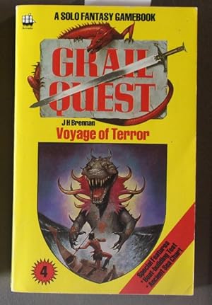 VOYAGE OF TERROR. (GRAILQUEST #4; Solo Fantasy Gamebook.)