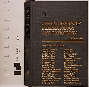 Annual Review of Pharmacology and Toxicology: 1994: 34 (Annual Review of Pharmacology & Toxicology)