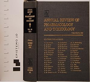 Annual Review of Pharmacology and Toxicology, Volume 20, 1980