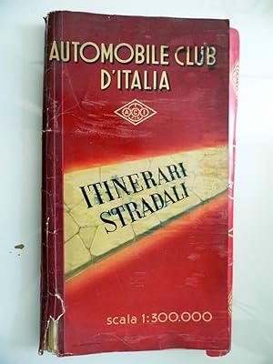 AUTOMOBILE CLUB D'ITALIA ITINERARI STRADALI scala 1: 300.000