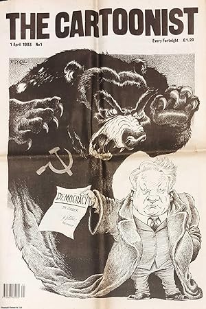 The Cartoonist. Issue No 1. 1st April, 1993. Broadsheet Newspaper size.