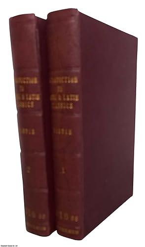 Thomas Frognall Dibdin : An Introduction to the Knowledge of Rare and Valuable Editions of the Gr...