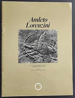 Amleto Lorenzini - Scultura Assira e Greca al British Museum - A. Schwarz - 1977
