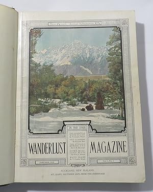 Wanderlust Magazine Vol. I, Nos. 1-6, Vol II., No. 1 [complete set of 7 issues, bound in 1 volume.]