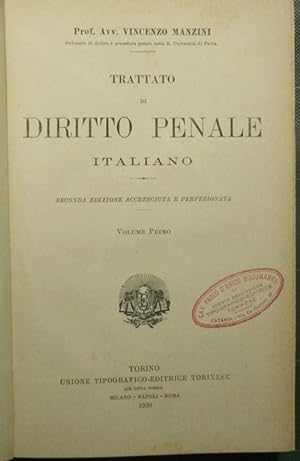 Trattato di diritto penale italiano