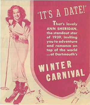 Winter Carnival (Original color flyer for the 1939 film)