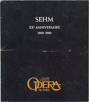 Original program and materials for the 20th anniversary of the Salon International de l'Habilleme...