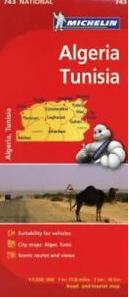 C1980s Michelin Map No. 172 Algeria - Tunisia