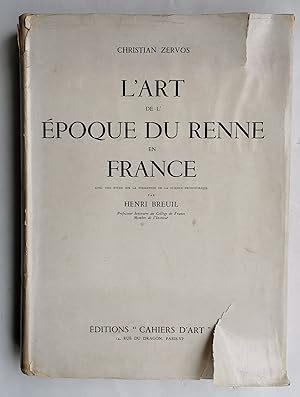 l'ART de l'ÉPOQUE du RENNE en FRANCE