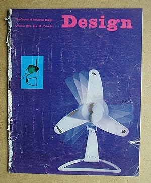 Design: The Council of Industrial Design. October 1958. No. 118.