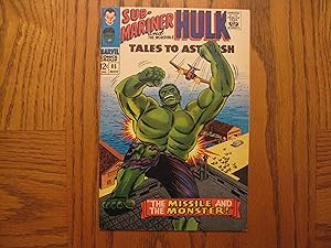 Marvel Comic Tales to Astonish #85 7.0 1966 Namor Sub Mariner Hulk Stan Lee