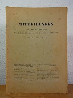 Mitteilungen des Forschungsringes für biologisch-dynamische Wirtschaftsweise