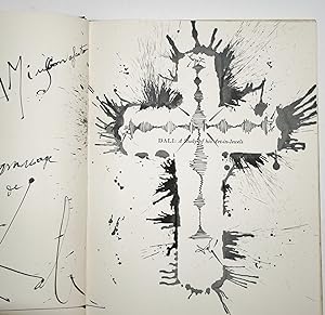 SALVADOR DALI ~ 5x SIGNED ORIGINAL DRAWING, INSIDE BOOK , W. PROVENANCE & LOA