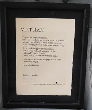 Vietnam (Signed Broadside)